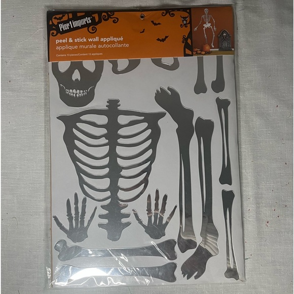 Reflective Skeleton Appliqué - Picture 1 of 2